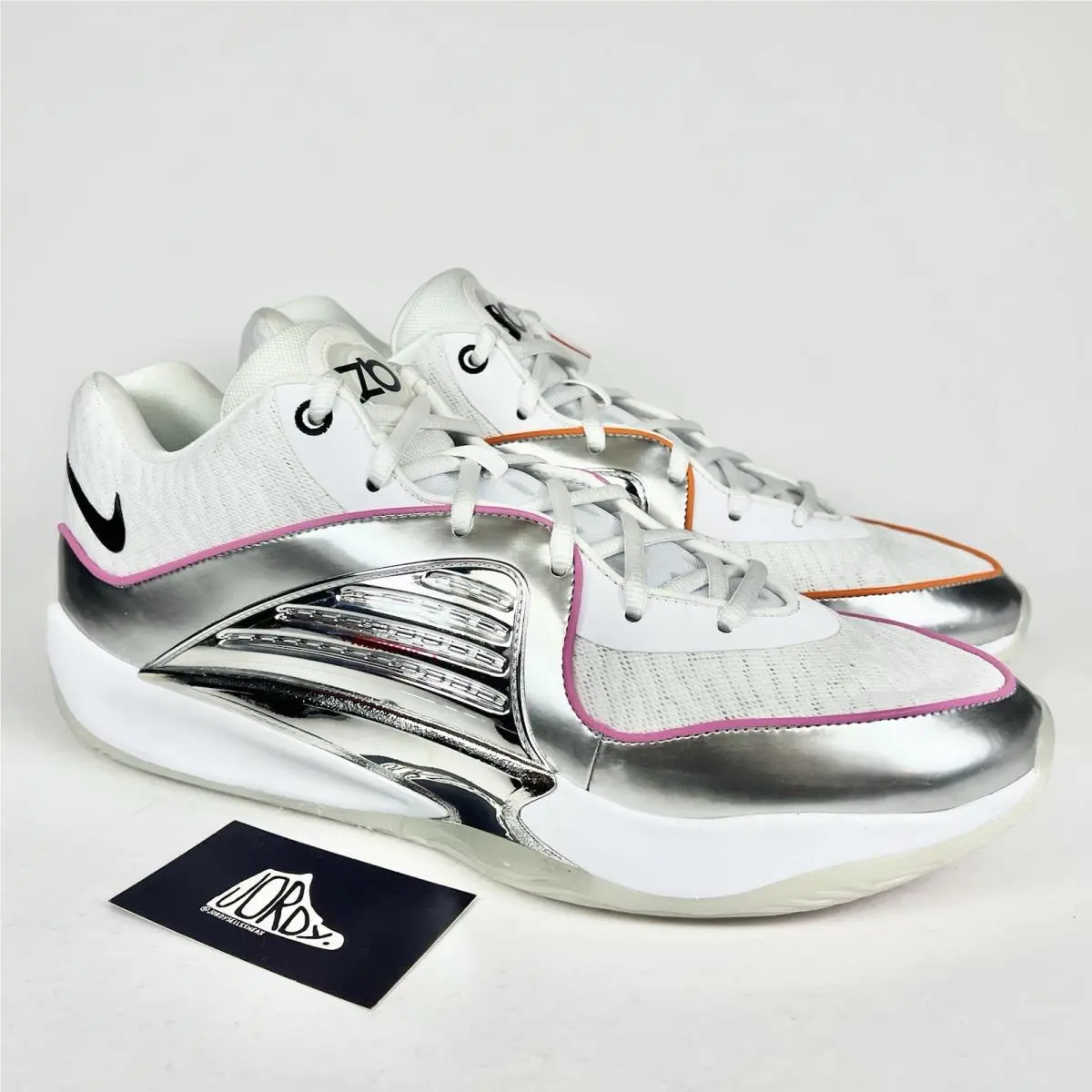 KD 16 x Zack Bia PE Exclusive Unreleased White Silver HF6376-900 Size 15 by Nike