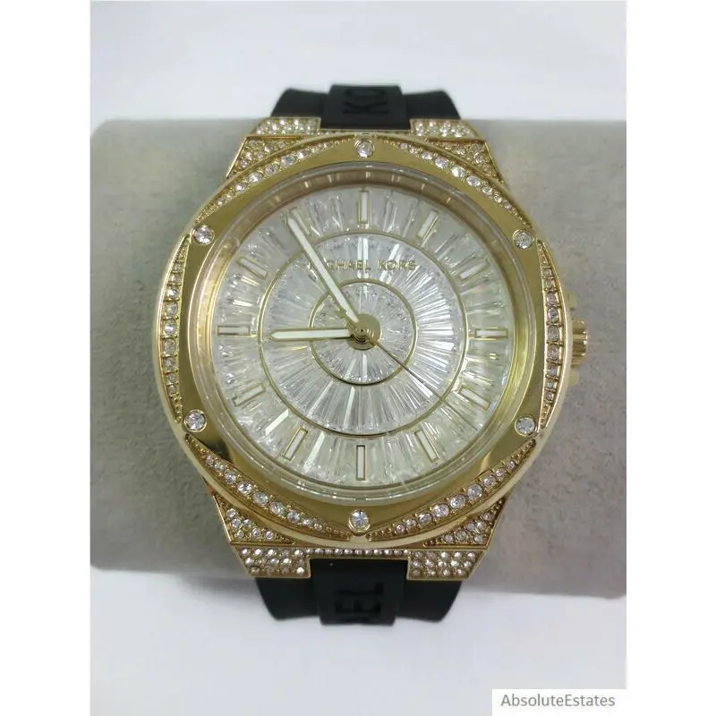 Lennox MK7248 Crystal Paved Rose-gold 43mm Wristwatch by Michael Kors