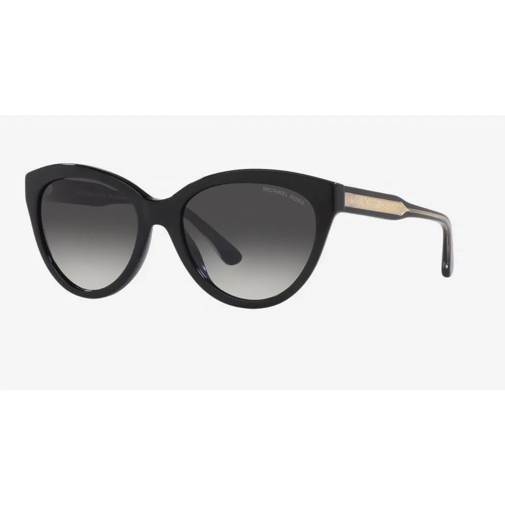 Michael Kors Sunglasses MK 2158-30058G Shiny Black w Grey 55mm