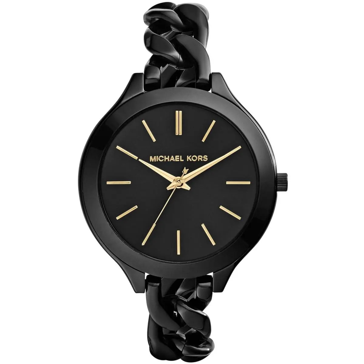 Women`s Watch Black Slim Runway Chain MK3317 by Michael Kors