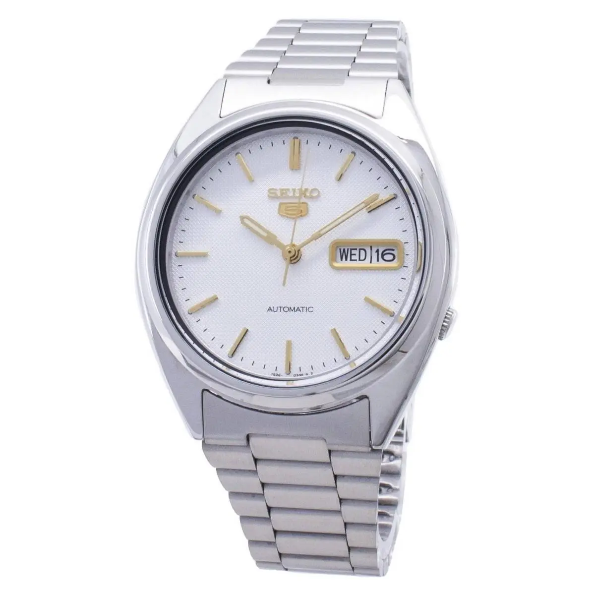 Seiko 5 Automatic 21 Jewels Stainless Steel Day/date SNXG47K1 30M Mens Watch