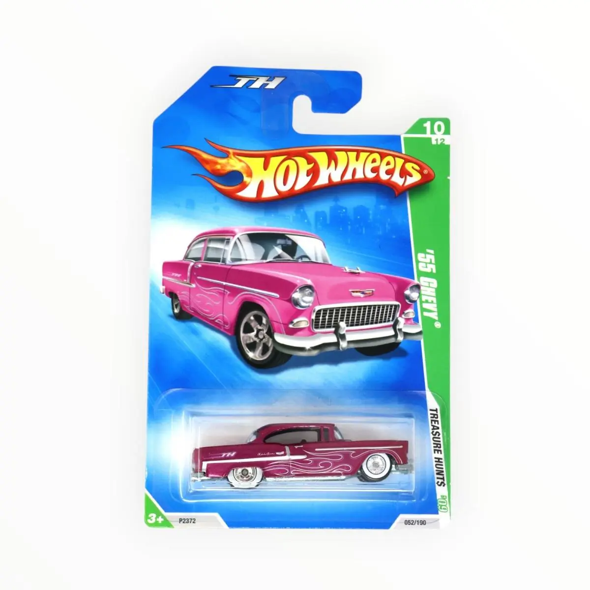 Hot Wheels `55 Chevy 52/190 - Super Treasure Hunt - 2009 A
