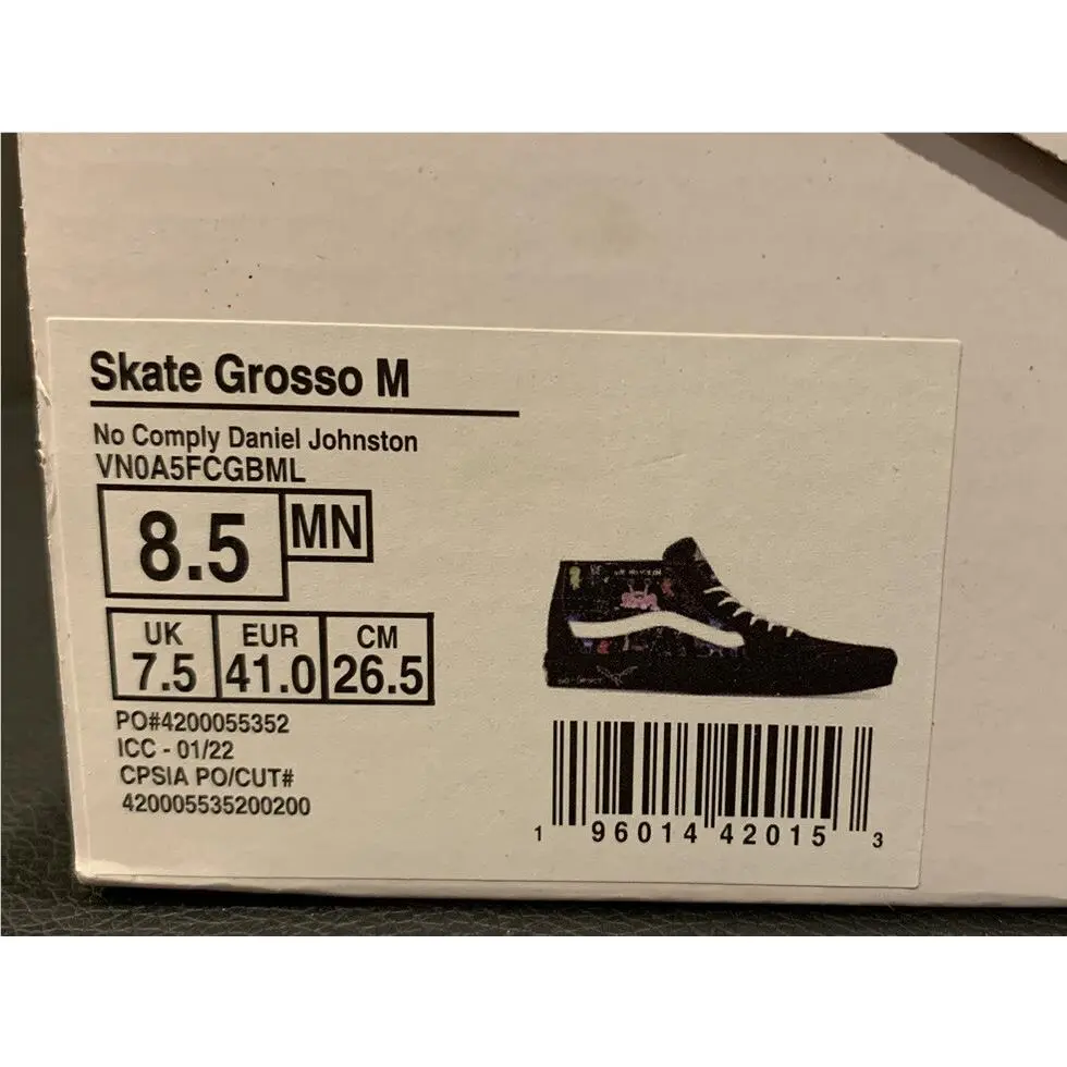 Vans shoes - VANS Grosso - Grosso - VNOA5FCGBML - Black (UPC: 0196014420153) 6
