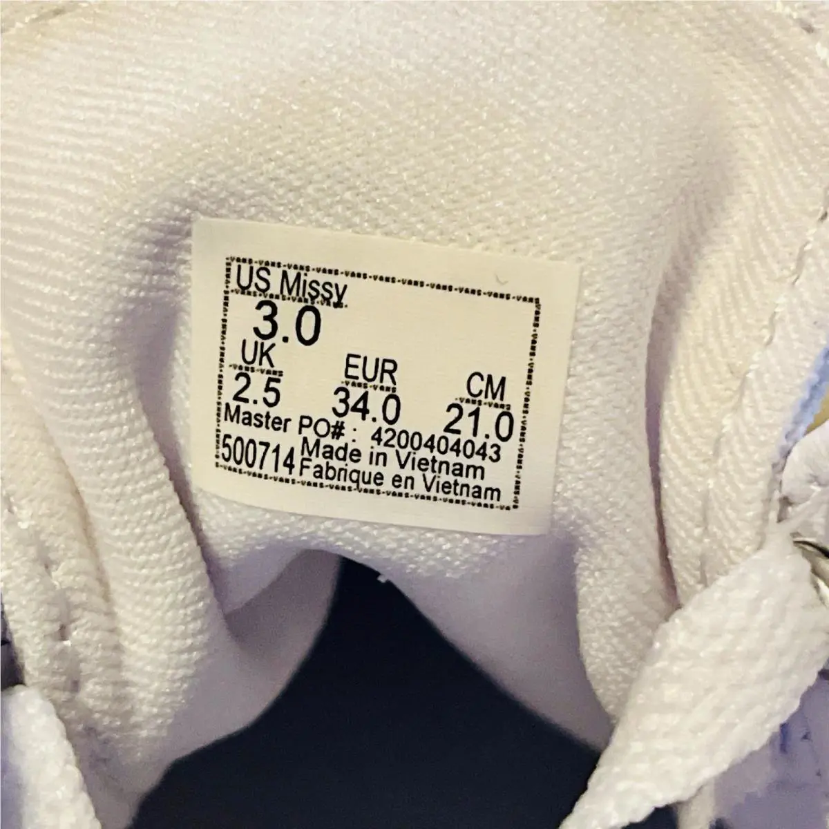 Vans shoes - VANS Ward Rose Embroidery - Ward Rose Embroidery - VN0A3JTFWTBD - White (UPC: 0197642448465) 6