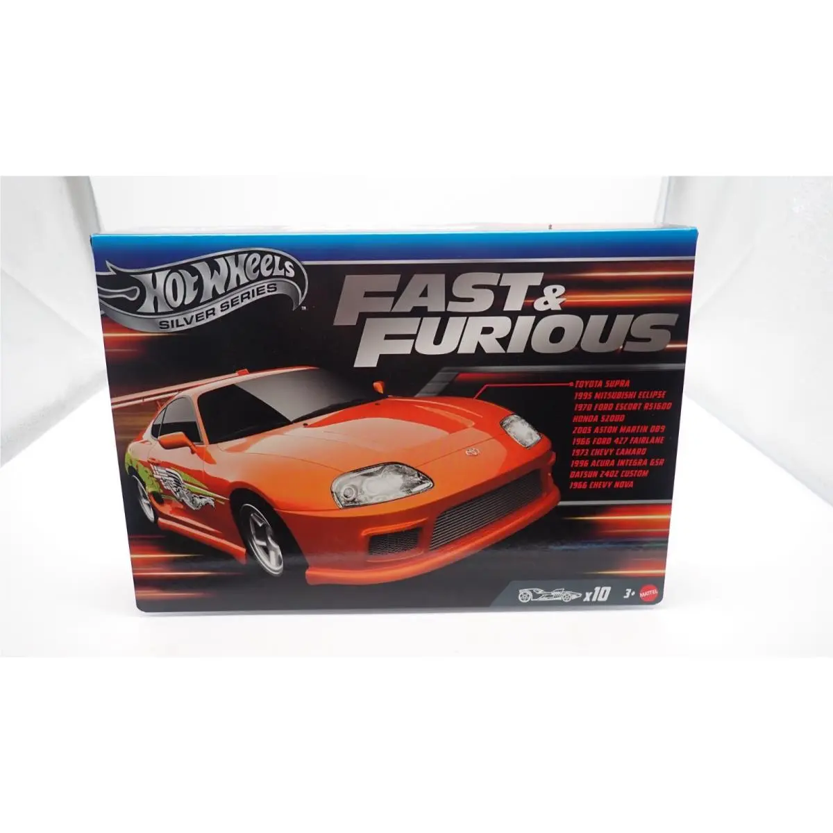 Hot Wheels Fast Furious 2025 Silver Series Box Set Of 10 Multipack JCT92