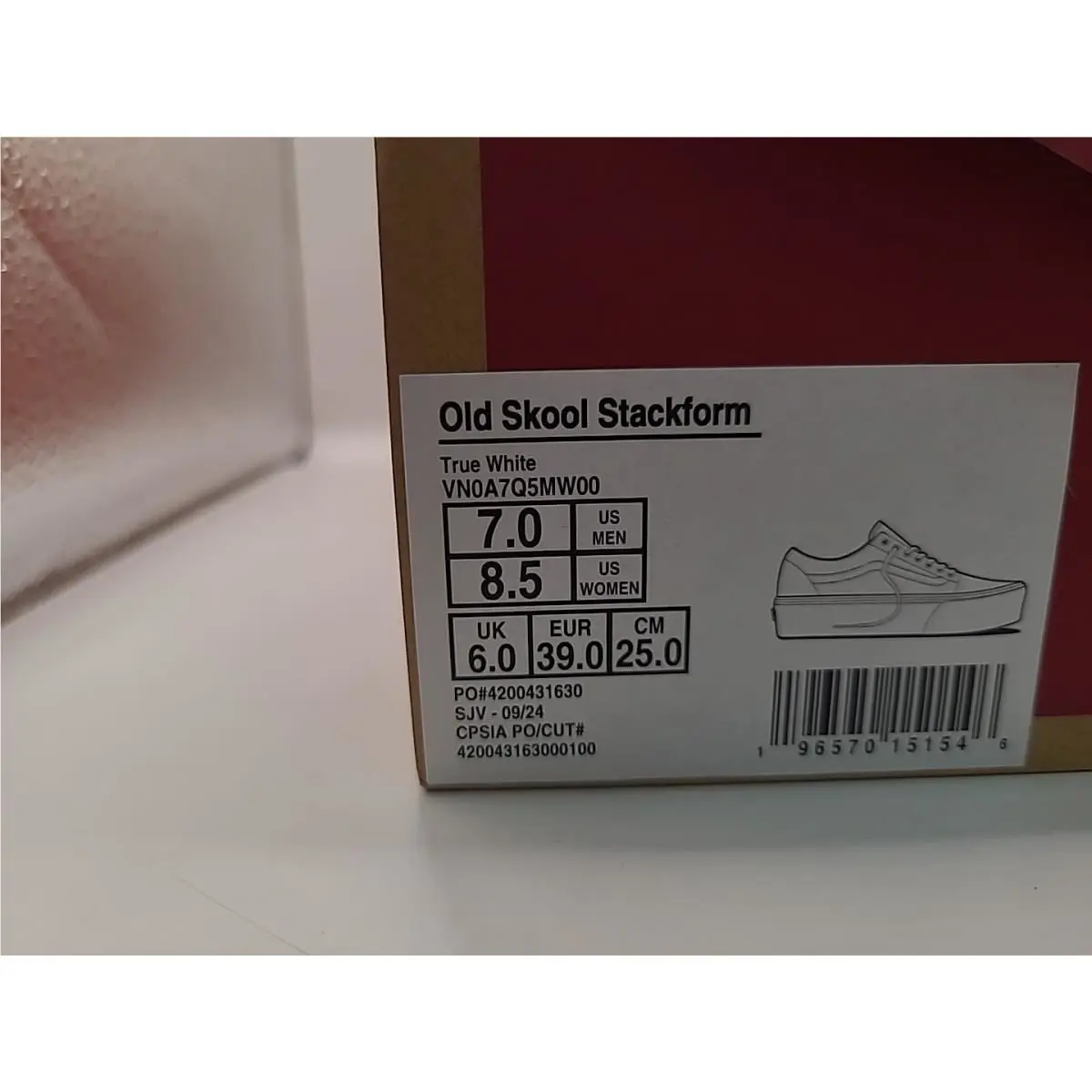 Vans shoes - VANS Old Skool - Old Skool - VN0A7Q5MW00 - White 8
