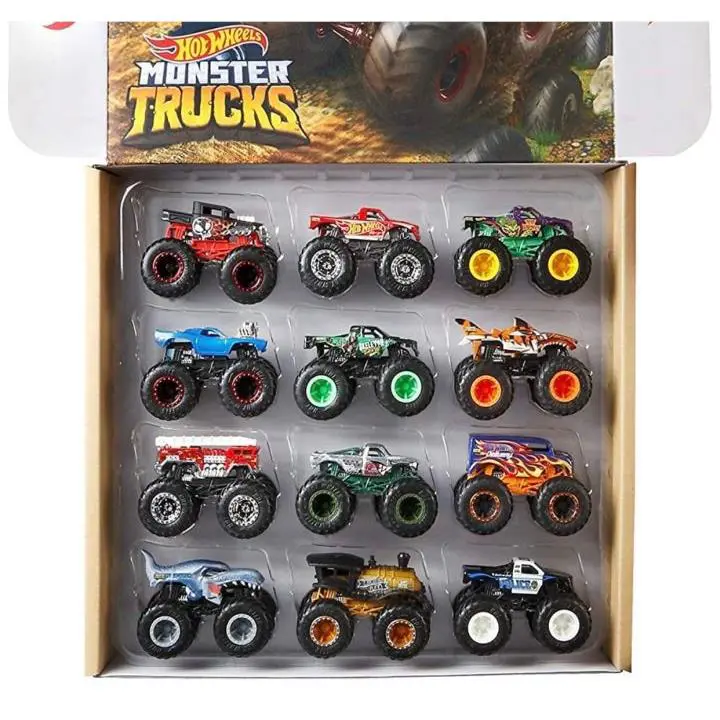 Hot Wheels Monster Trucks Ultimate Chaos Exclusive Diecast Car 12-Pack