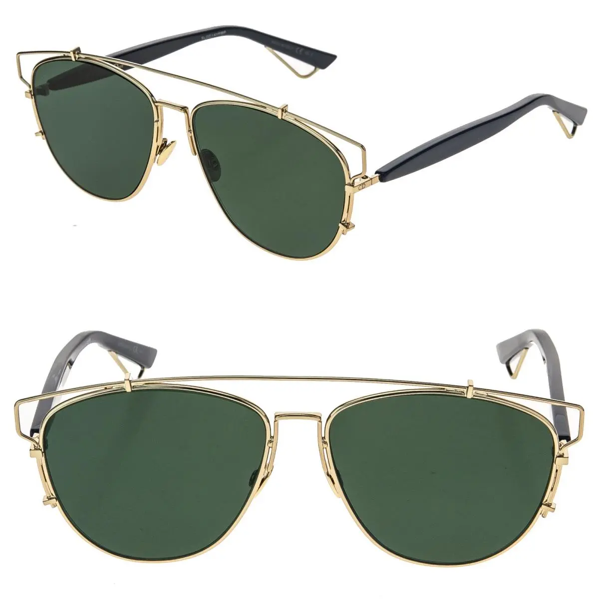 Christian Dior Technologic Blue Green Mirrored Sunglasses Unisex Diortechnologic