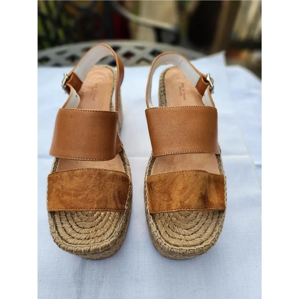 Rag Bone Edie Wedge in Tobacco sz 37.5 US sz 7.5