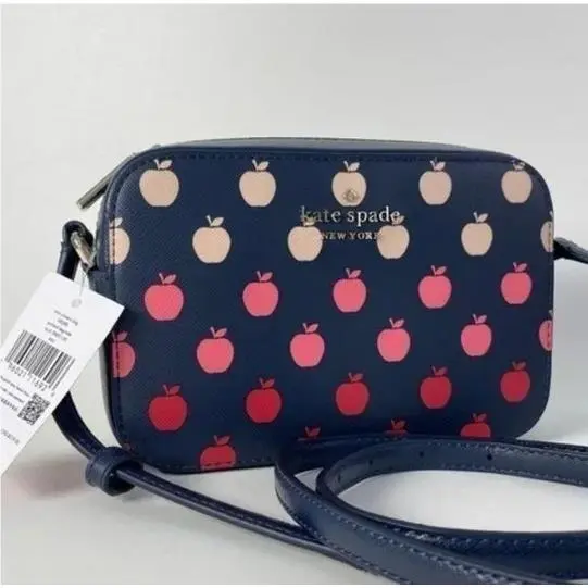 Kate Spade Staci Mini Camera Crossbody Purse - Orchard Degrade Apples