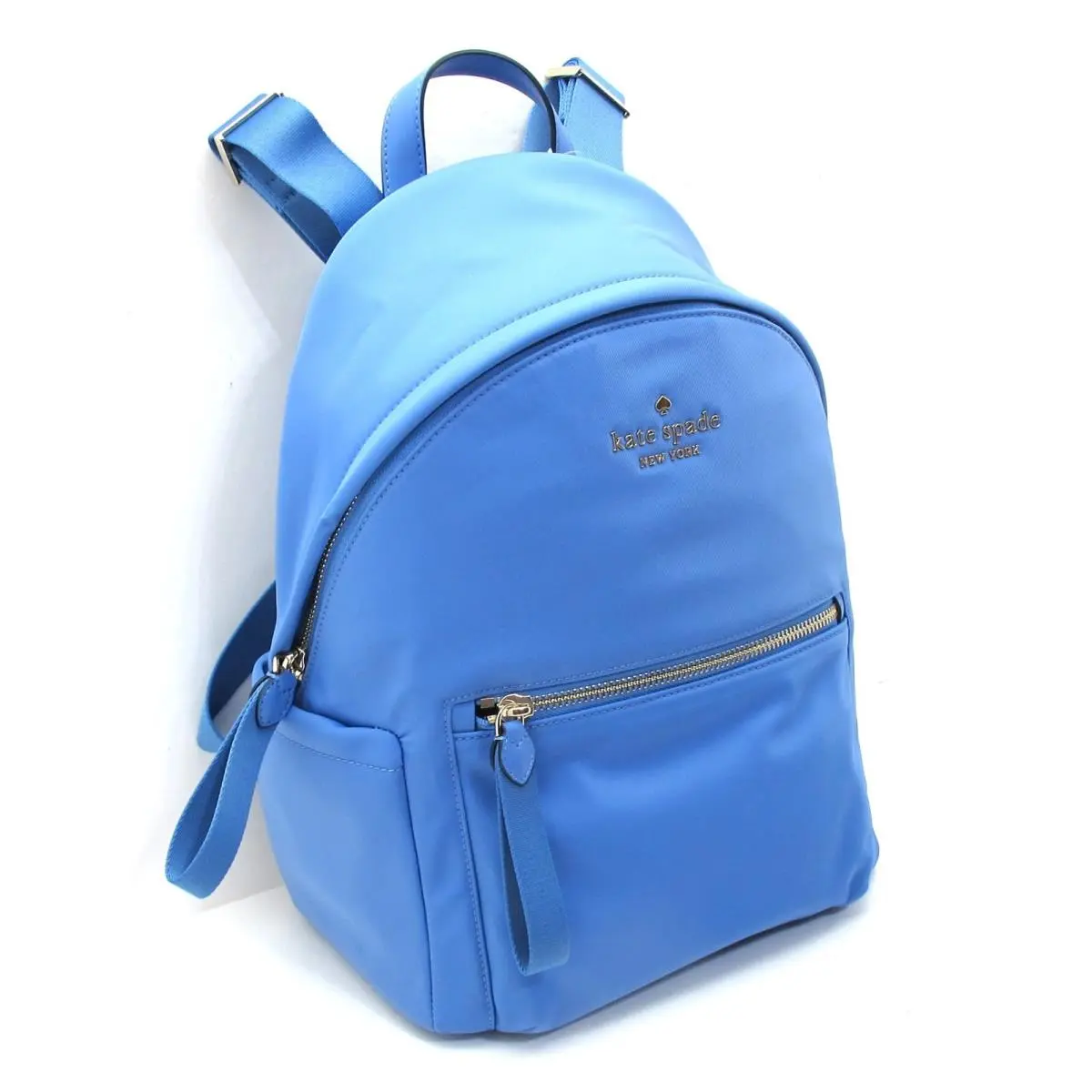 New Kate Spade Chelsea The Little Better Nylon Backpack Deep Cornflower Sky Blue