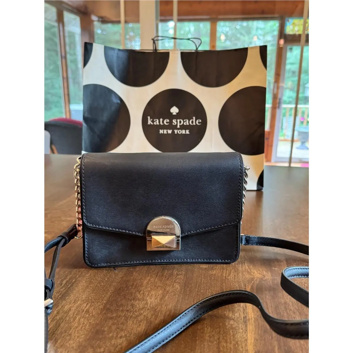 New Kate Spade Neve Convertible Flap Crossbody Bag Purse