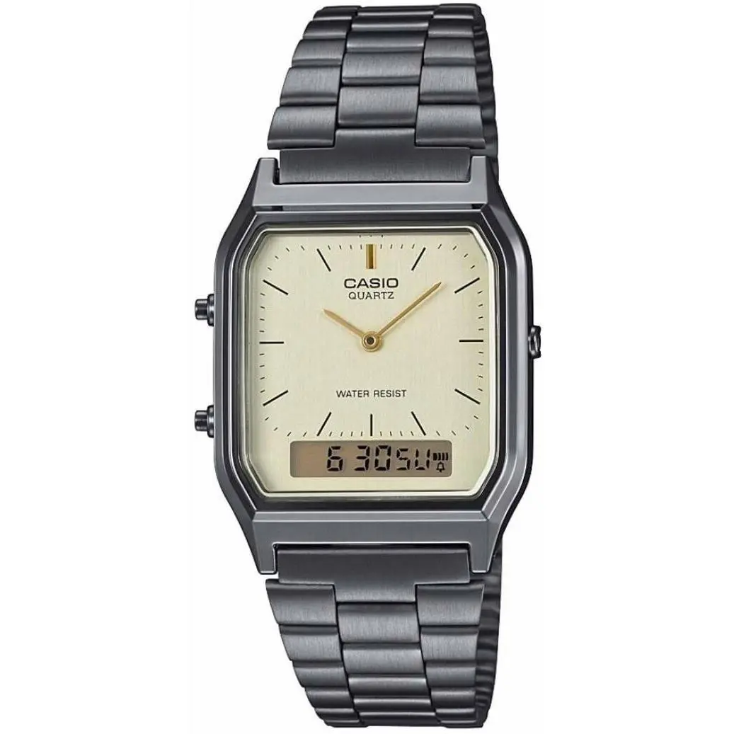 Casio Analog-digital Fashion Quartz Mens Vintage Casio AQ-230GG-9A
