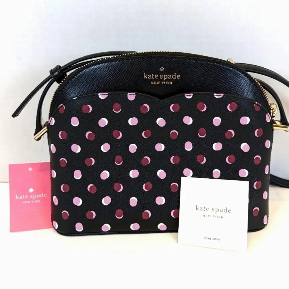 Kate Spade Dome Crossbody Payton Fiesta Dot Purse Handbag