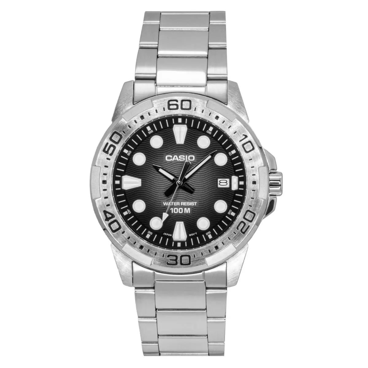 Casio Standard Analog Black Dial Quartz Sports100M Men`s Watch MTD-140D-1AV