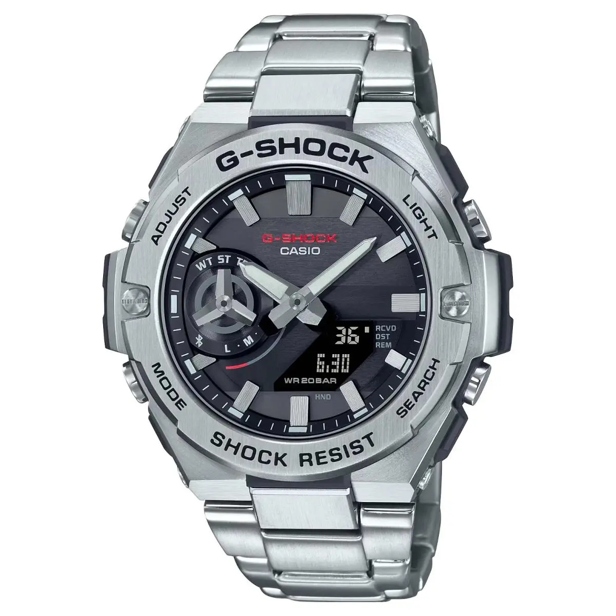 G-shock G-steel GSTB500D-1A Tough Solar Bluetooth World Time Mens Watch by Casio