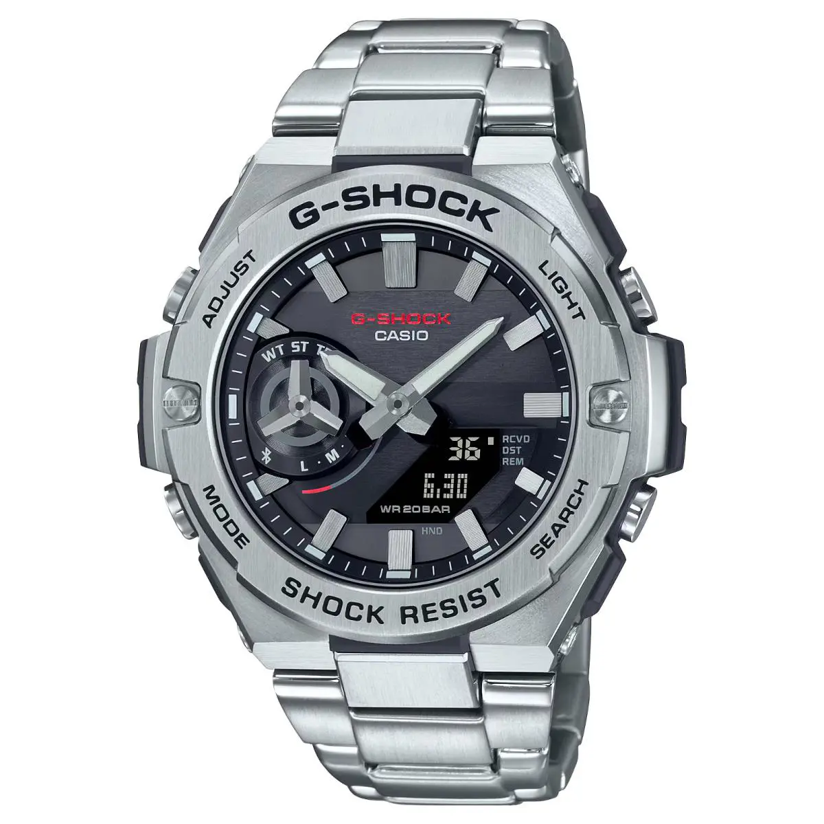G-shock G-steel GSTB500D-1A Tough Solar Bluetooth World Time Mens Watch by Casio