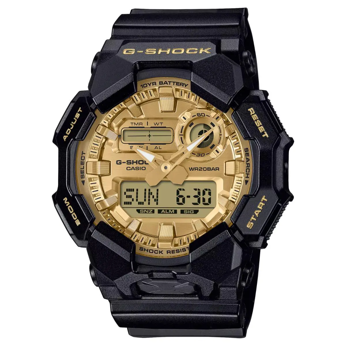 Casio G-shock Black Gold GA-010GGB-1A9 Ana-digi Mens Watch GA-010 Series