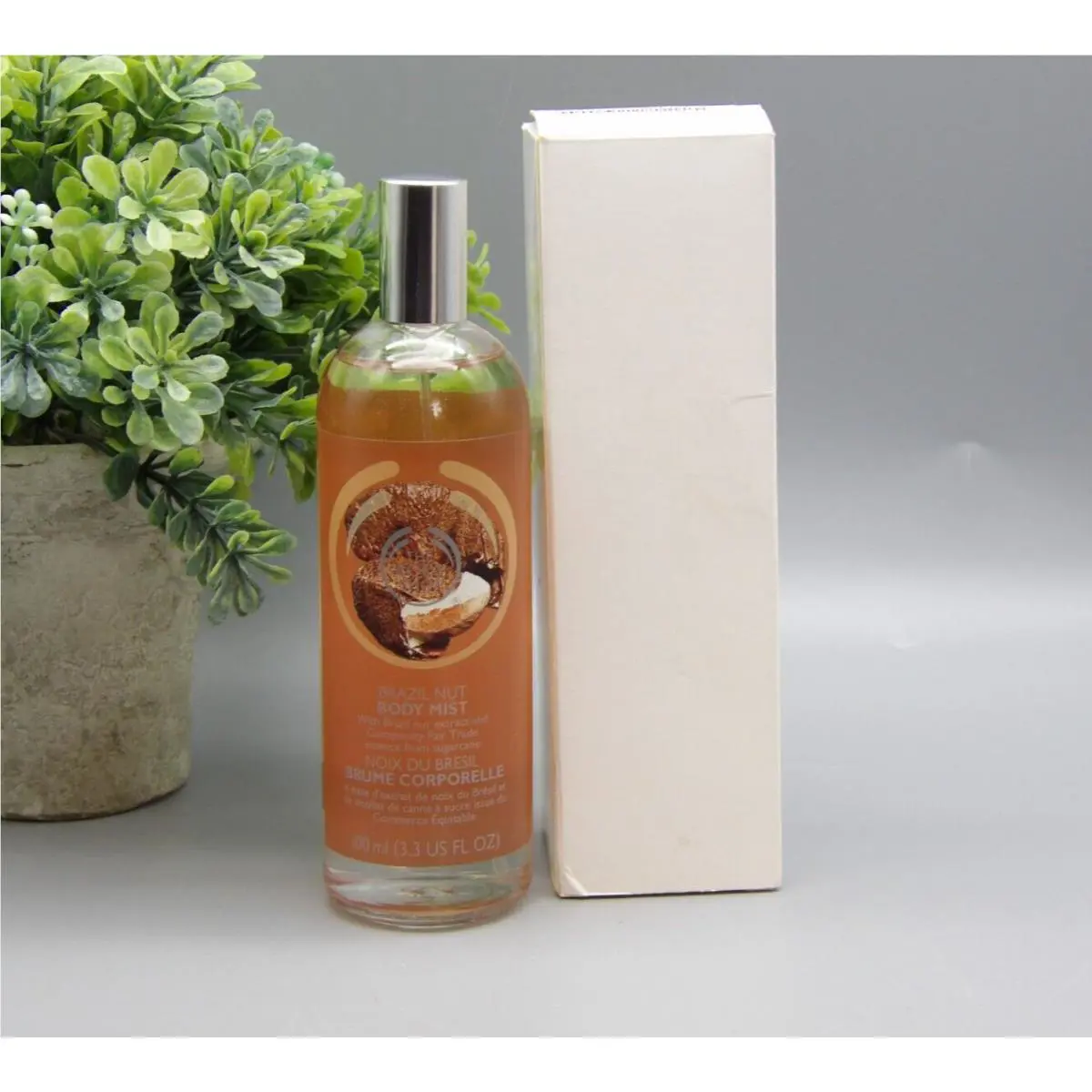 The Body Shop Brazil Nut Perfume Body Mist 3.3 oz In White Box by THE BODY SHOP