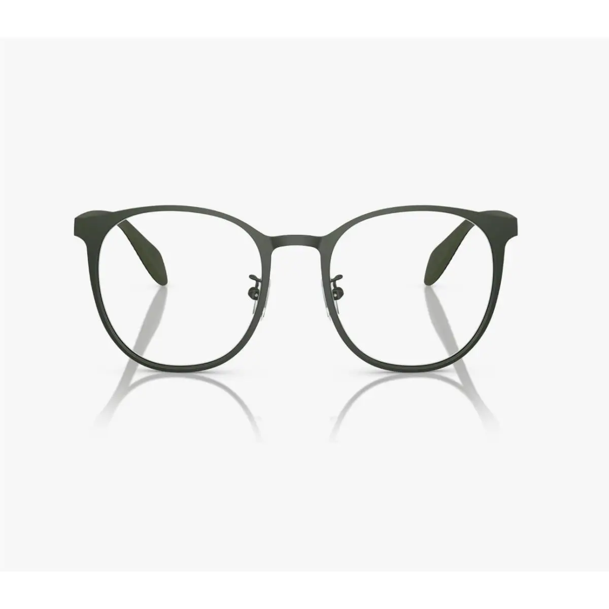 Emporio Armani Men`s Ea1148 Round Prescription Eyewear Frames Matte Green Demo