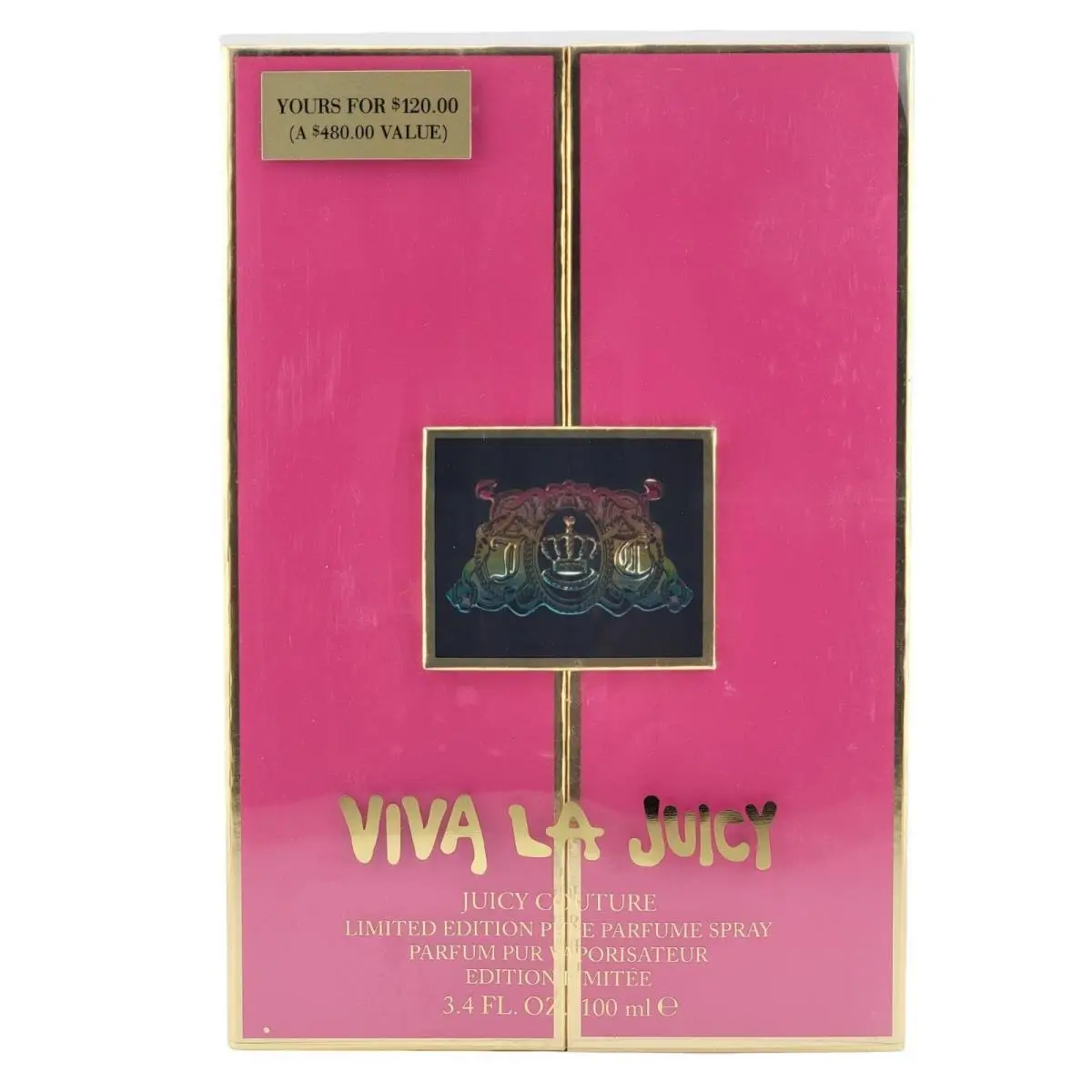 Juicy Couture Viva La Juicy Limited Edition Pure Parfum Perfume Spray 3.4oz