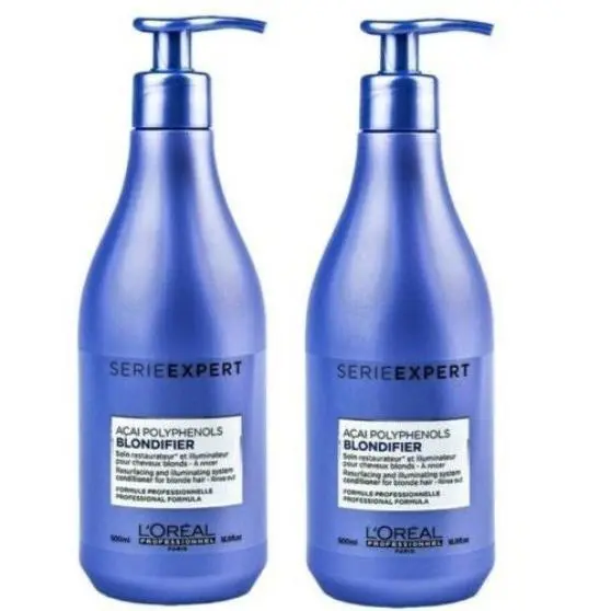 Loreal Serie Expert Blondifier Acai Polyphenols Conditioner 16.9 oz 2 Pack