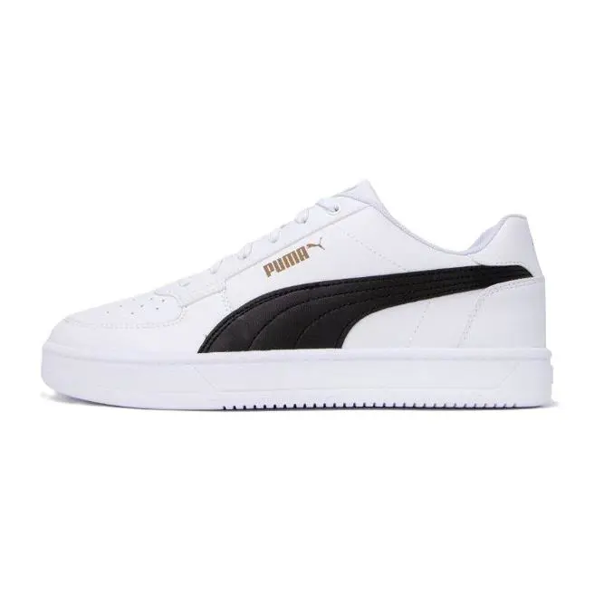 Puma shoes - White/Black/Gold 1