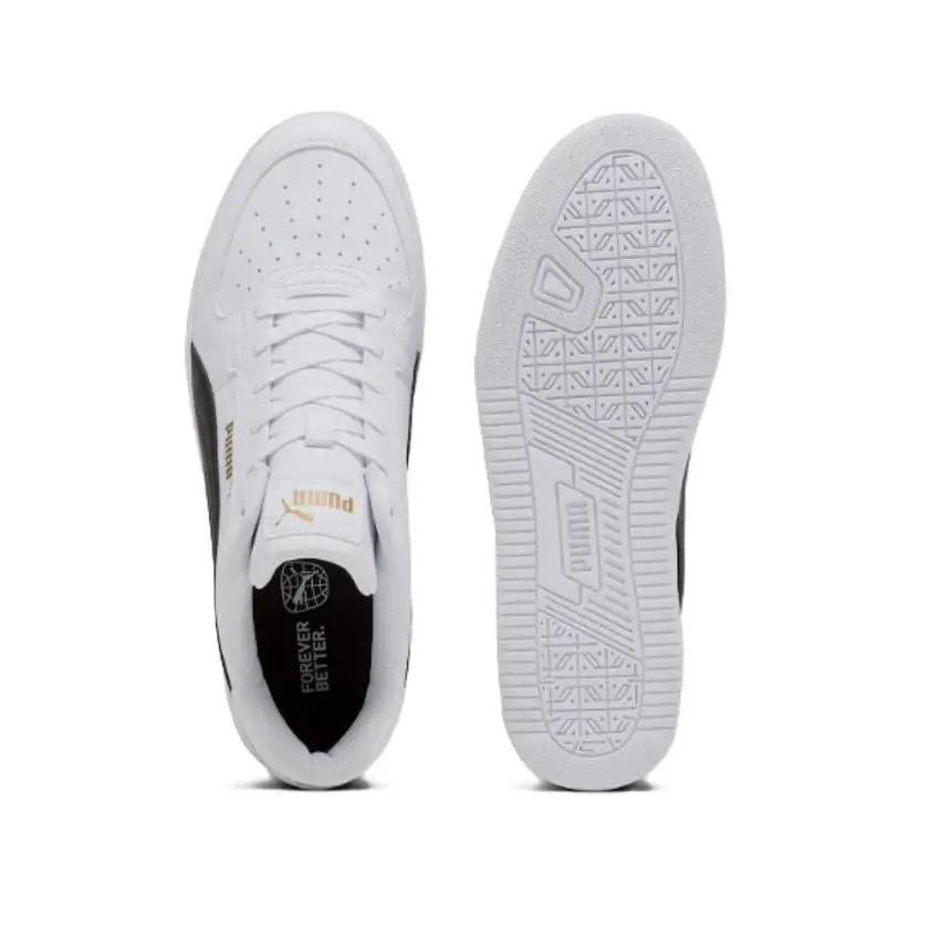Puma shoes - White/Black/Gold 2