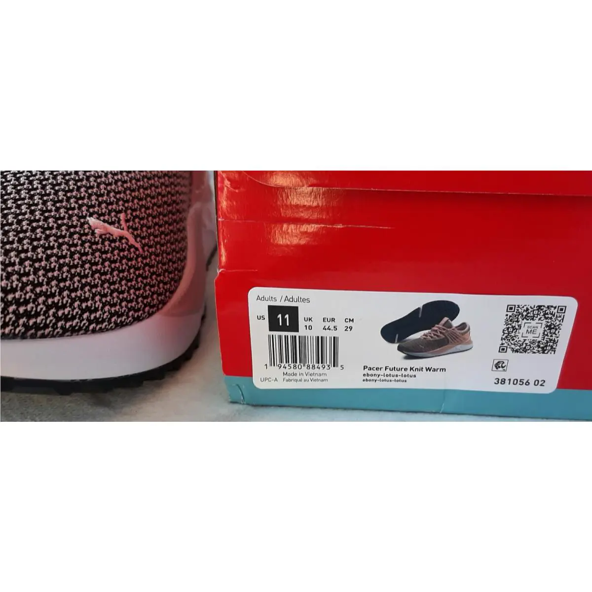 Puma shoes - 381056-02 - 381056-02 - Pink/Black (UPC: 194580884935) 1