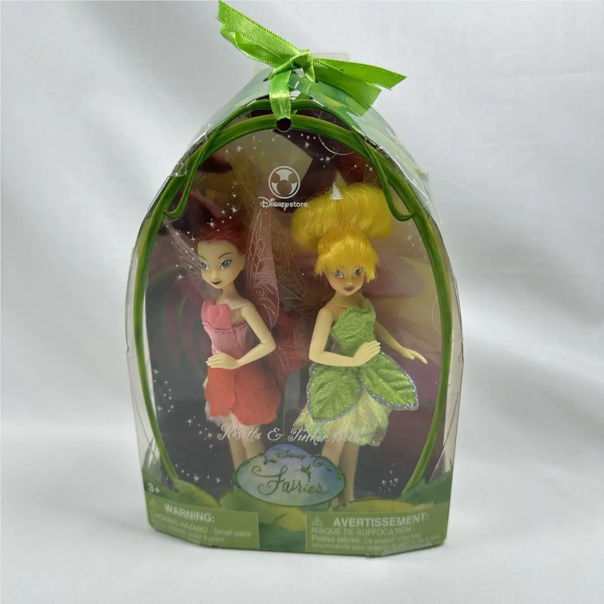 Disney Fairies Mini Doll Set Rosetta Tinker Bell - Disney Store Rare