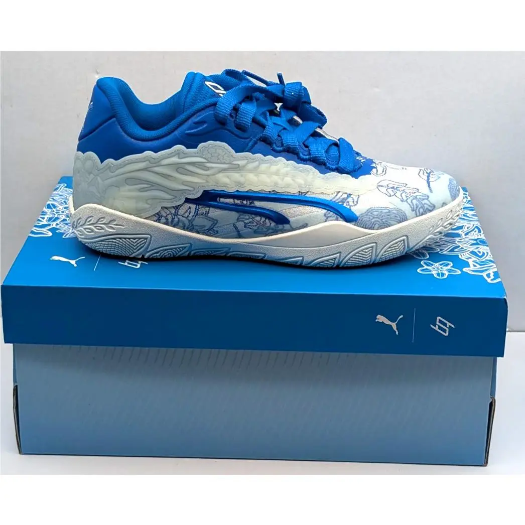 Puma Stewie 3 City Of Love Basketball Womens Blue Sneakers Athletic Shoes -7.5