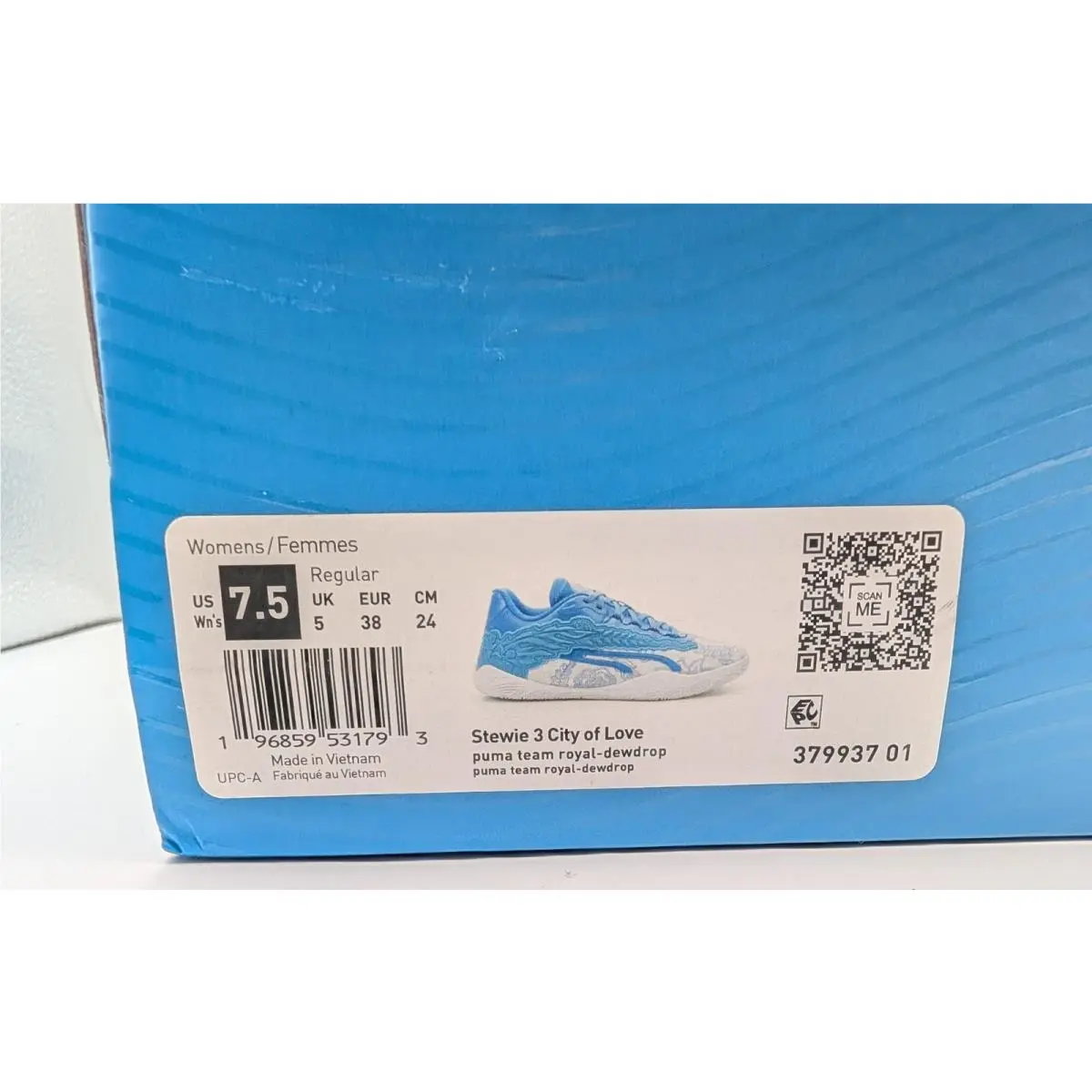Puma shoes - PUMA Stewie 3 City Of Love Basketball - 379937-01 - Blue (UPC: 196859531854) 9