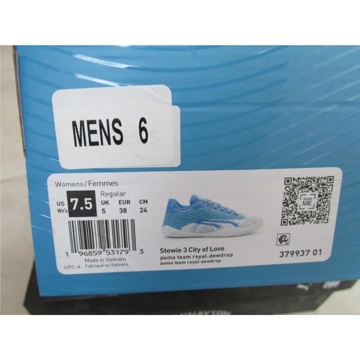 Puma shoes - PUMA Stewie 3 City Of Love Basketball - 37993701 - Blue (UPC: 196859531793) 4