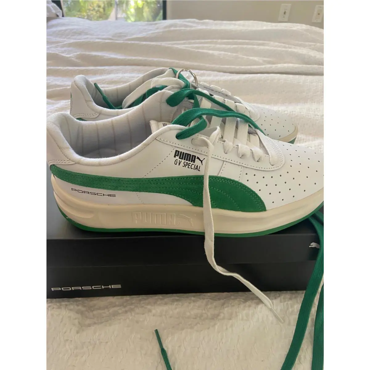 Puma shoes - PUMA Porsche Legacy Gv Special Pinstripe Lace Up - 31145802 - White (UPC: 197673200896) 0