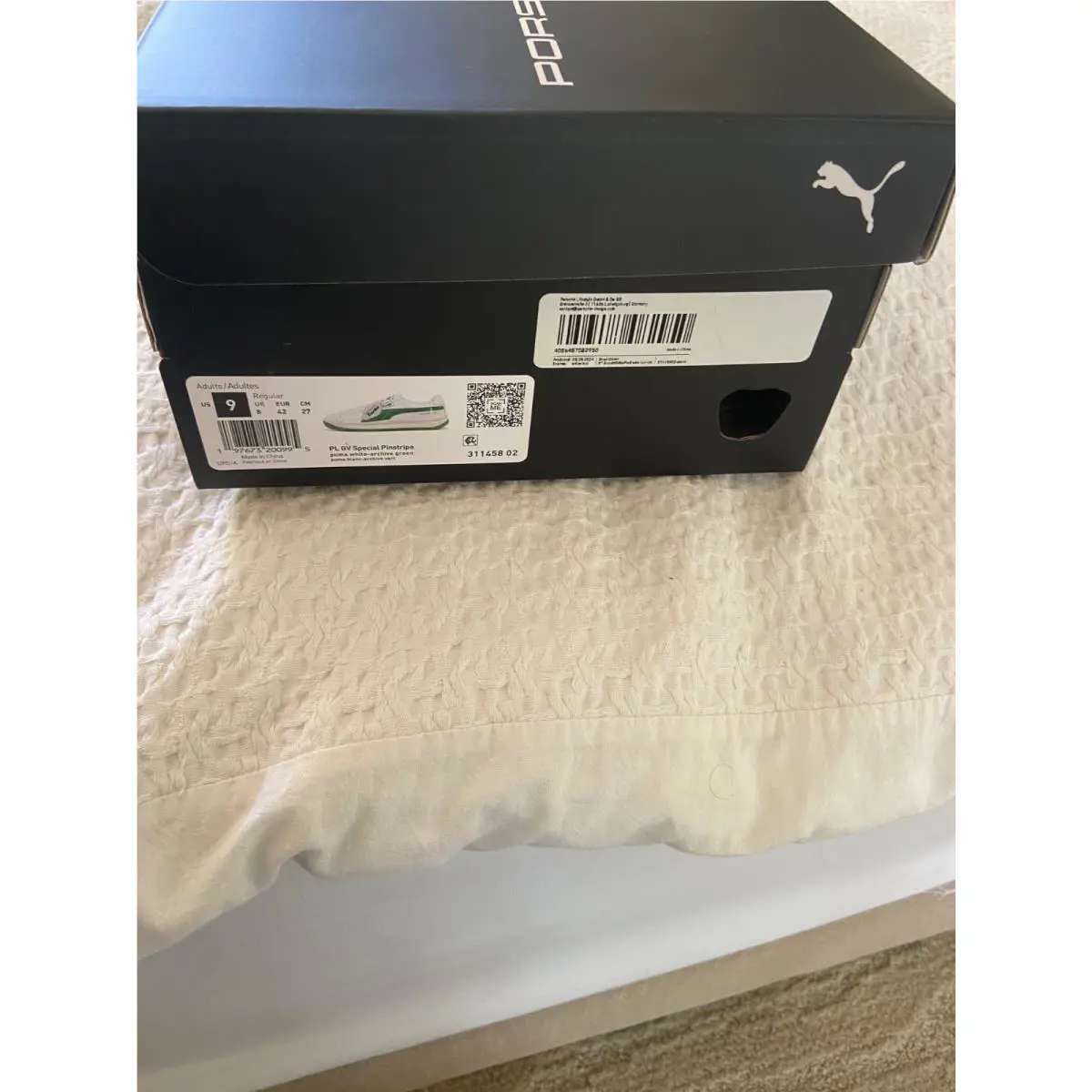 Puma shoes - PUMA Porsche Legacy Gv Special Pinstripe Lace Up - 31145802 - White (UPC: 197673200896) 4