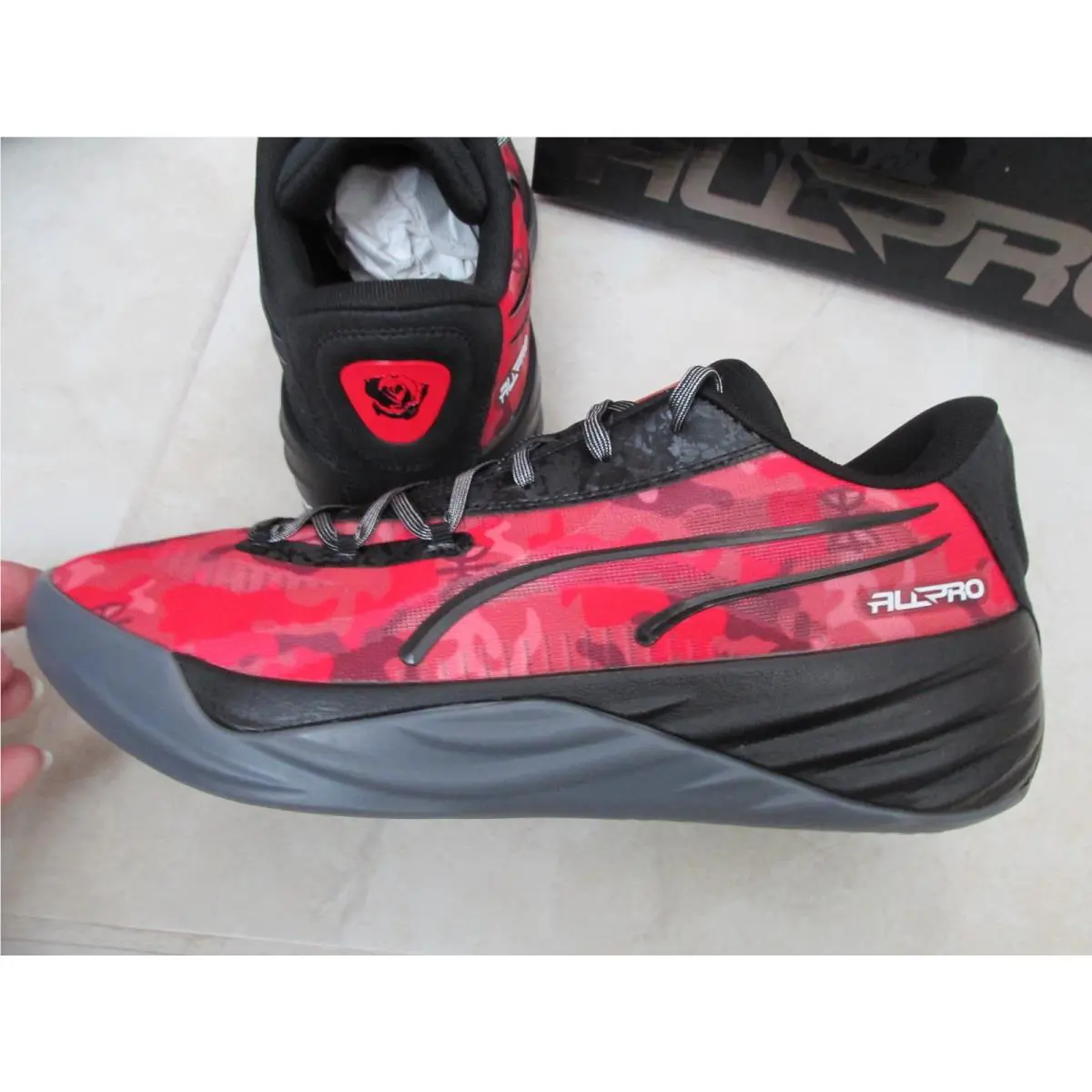 Puma shoes - PUMA All-Pro Nitro - Nitro - 311357 - Red (UPC: 197673179864) 0