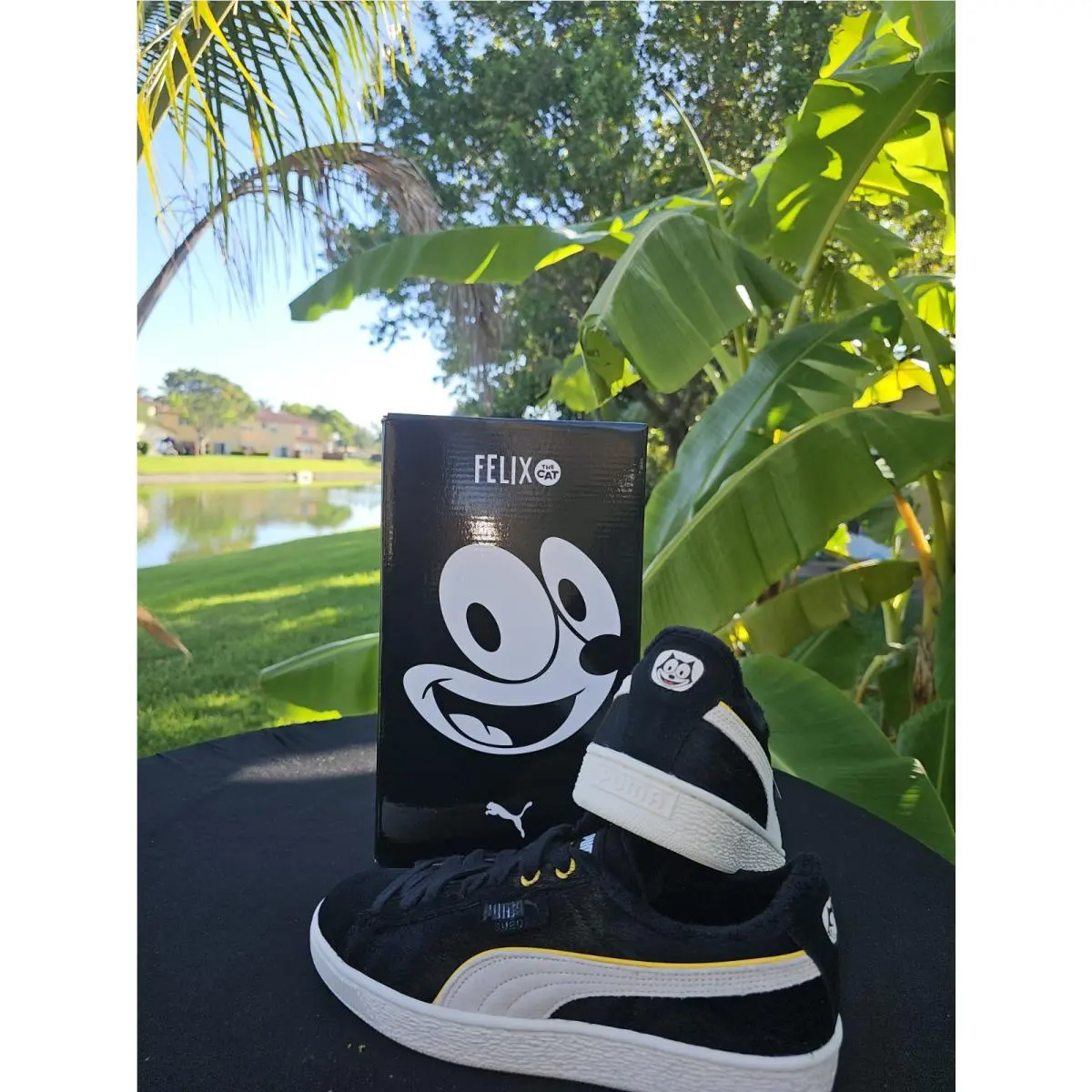 Puma shoes - PUMA Suede - Suede - 398798-01 - Black, Manufacturer: Black/Pelé Yellow (UPC: 197670881647) 0