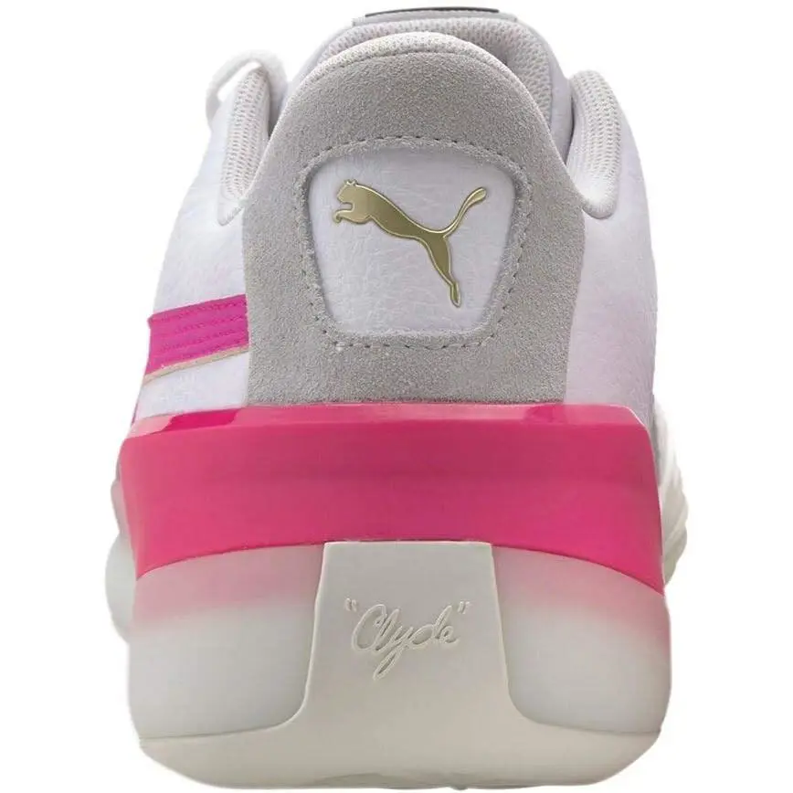 Puma shoes - PUMA Clyde - Clyde - White/Pink 1