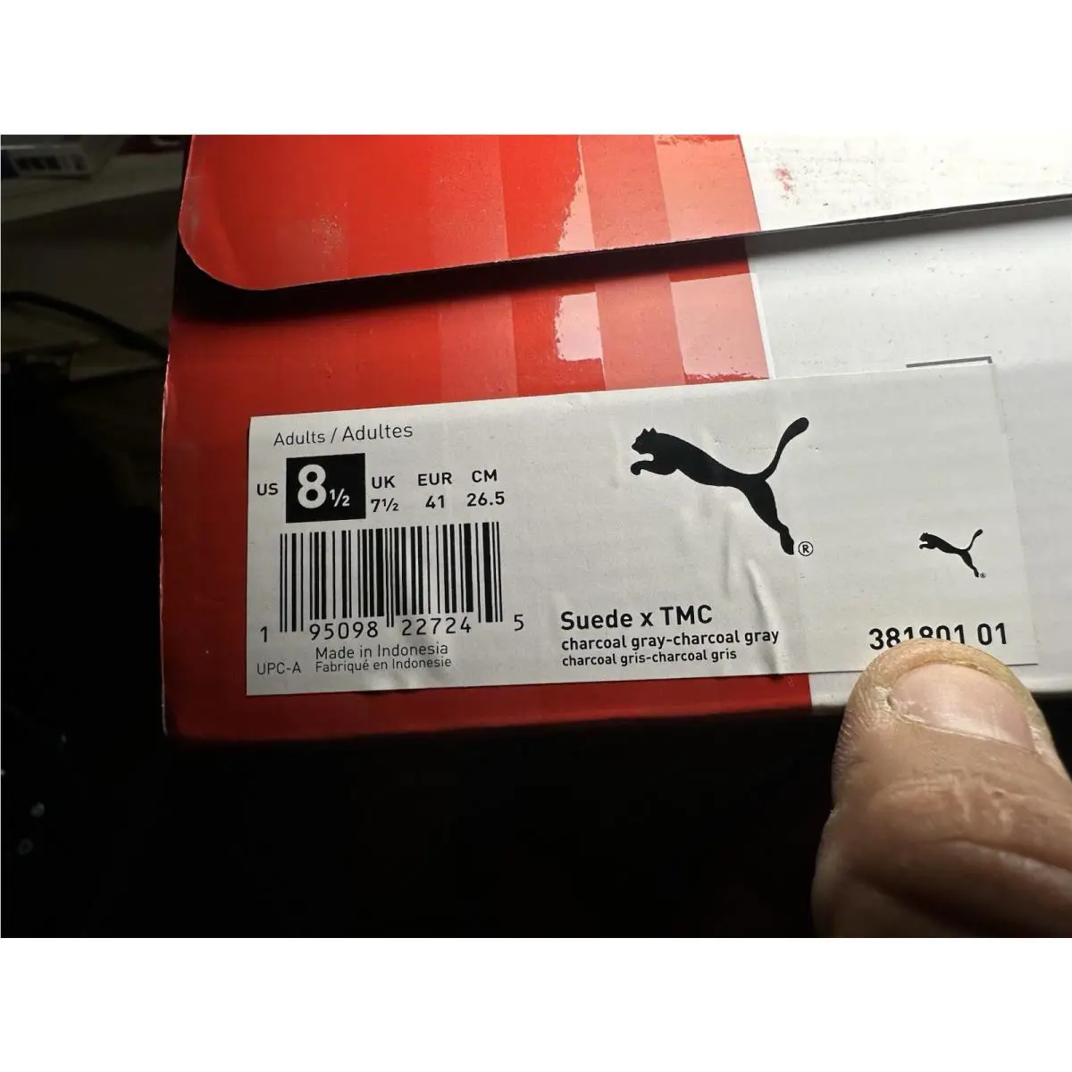 Puma shoes - PUMA Suede - Suede - 381801-01 - Gray 0