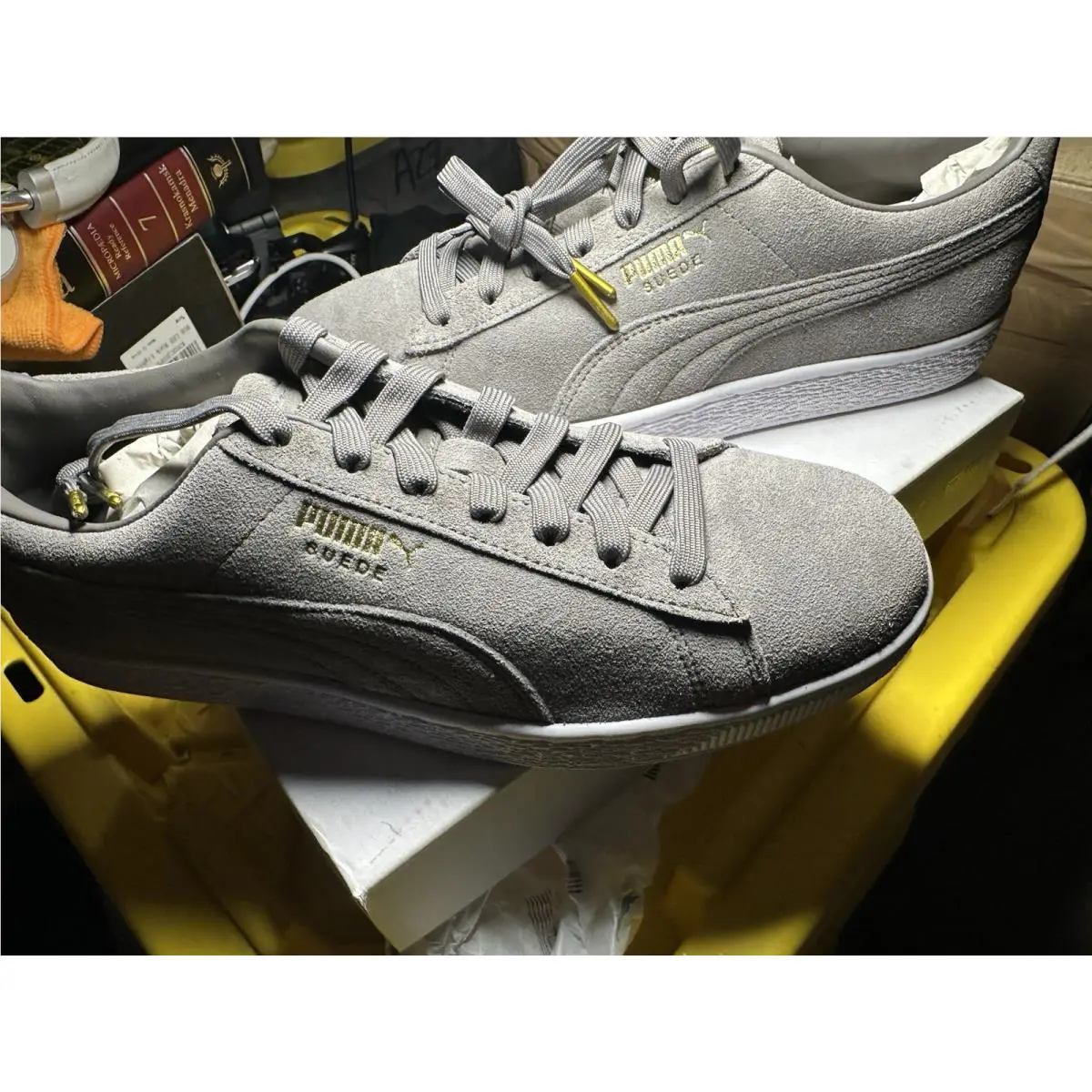Puma shoes - PUMA Suede - Suede - 381801-01 - Gray 2
