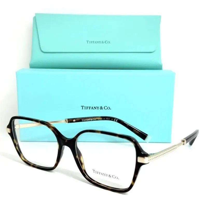 Tiffany Tiffany & CO TF 2222 8015 Tortoise 54-16-145 CO TF 2222 8015 Tortoise 54-16-145 with Case