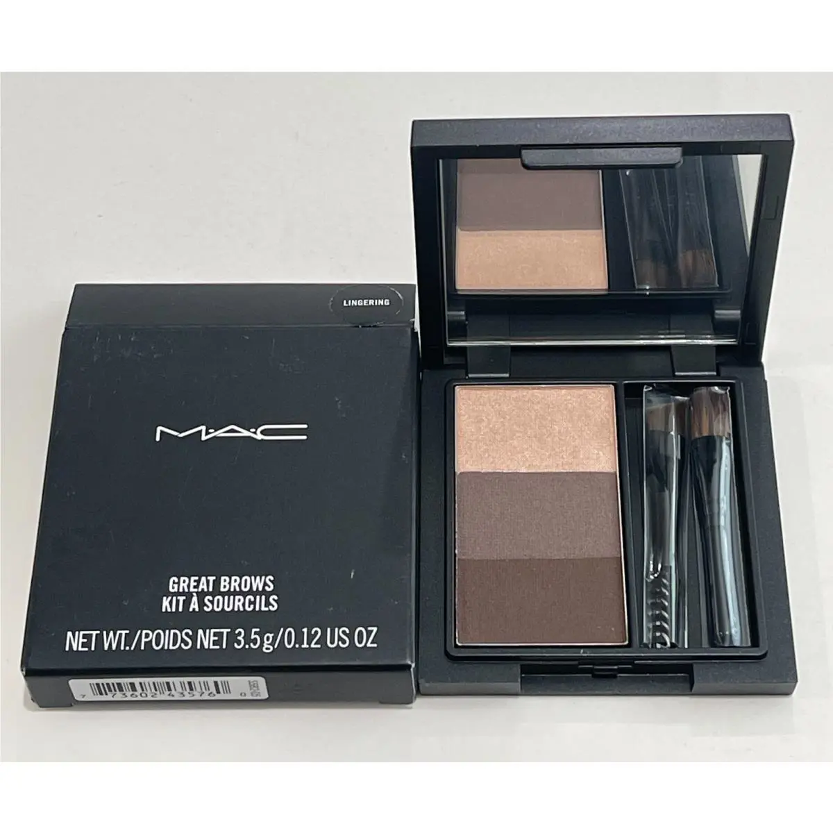 Mac Great Brows Kit A Sourcils - Lingering - .12 oz / 3 5 g