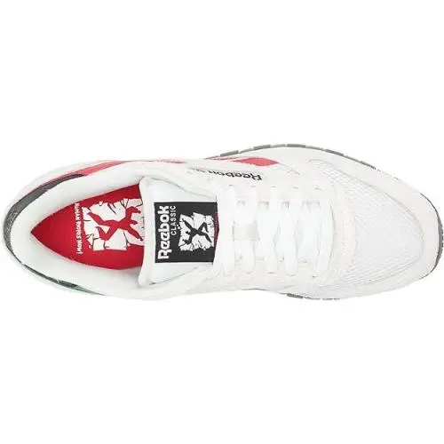 Reebok shoes - Club C 85 - Club - LWV97 - Human Rights Now Pure Grey/Vector Red/Gold Metallic 7