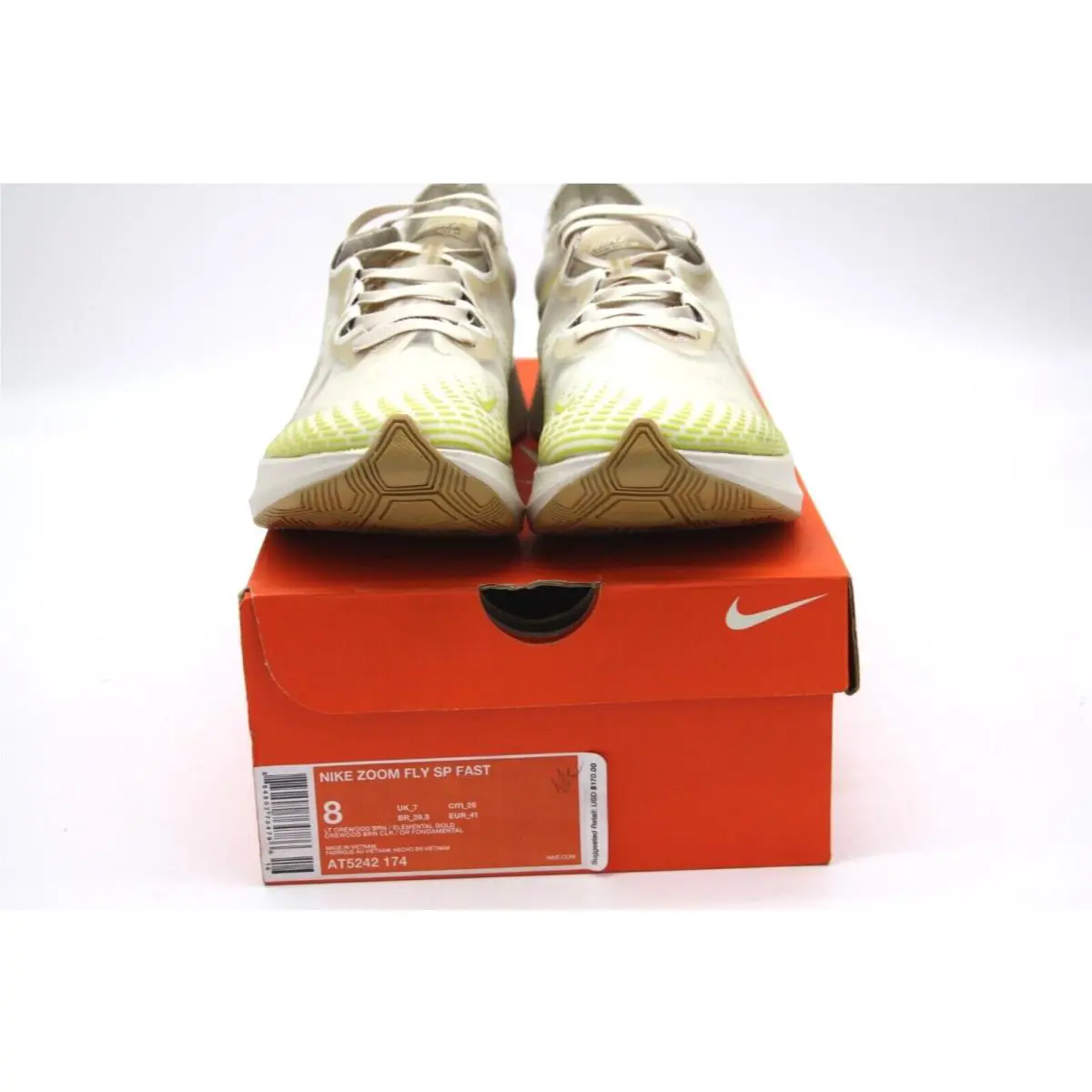 Nike shoes - Nike Zoom Fly - Zoom Fly - AT5242-174 - Light Orewood Brown/Elemental Gold 7