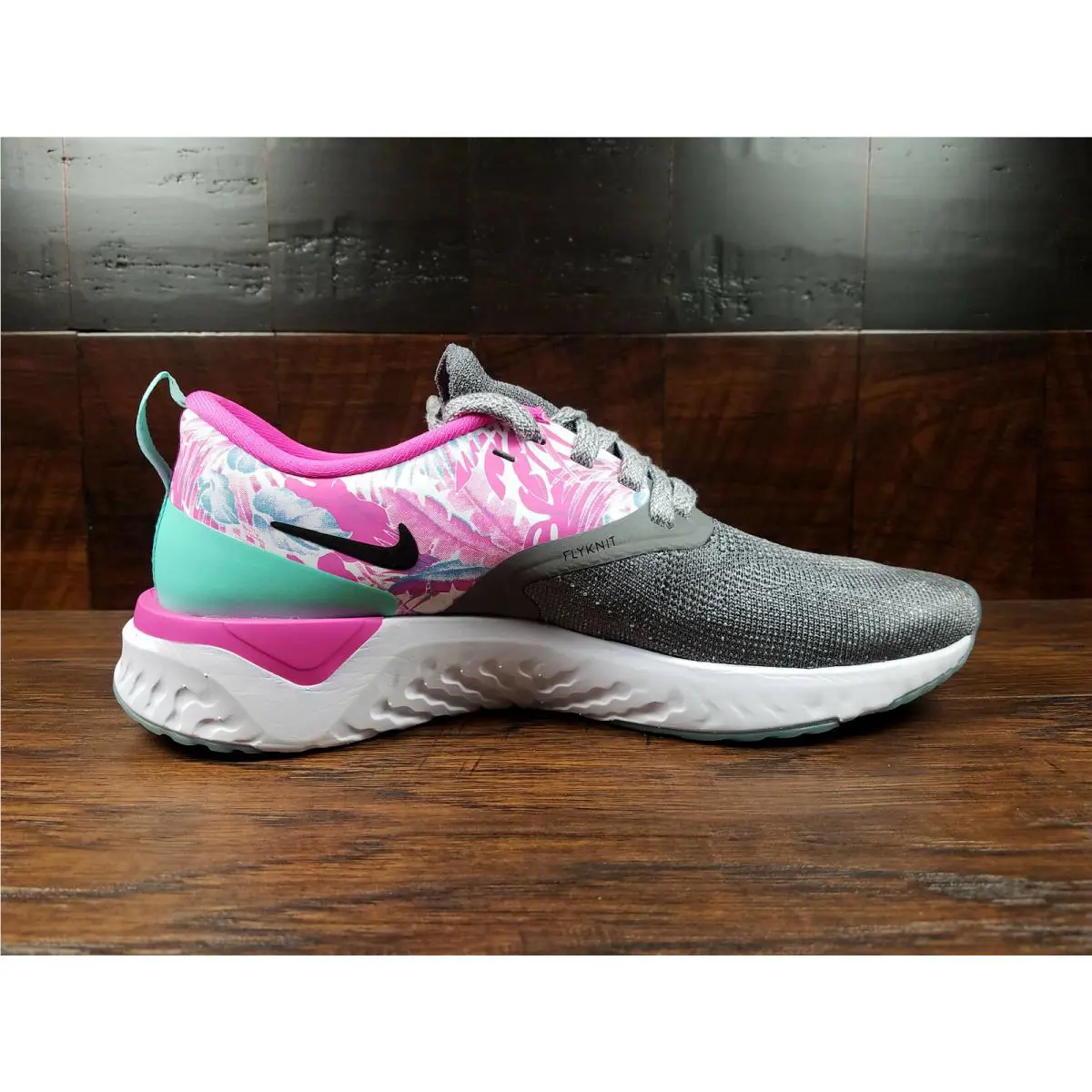 Nike shoes - Nike Odyssey React - Odyssey React - CI7578-001 - Gunsmoke / Light Fuchsia / Tropical 1