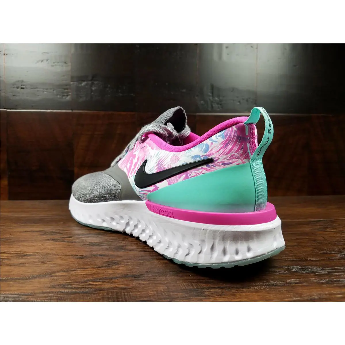 Nike shoes - Nike Odyssey React - Odyssey React - CI7578-001 - Gunsmoke / Light Fuchsia / Tropical 7
