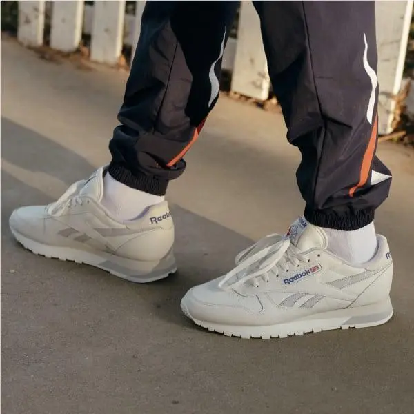 Reebok shoes - Classic Leather - Classic Leather - LZN90 - Chalk/Light Solid Grey/Alabaster, Manufacturer: Chalk/Light Solid Grey/Alabaster 2