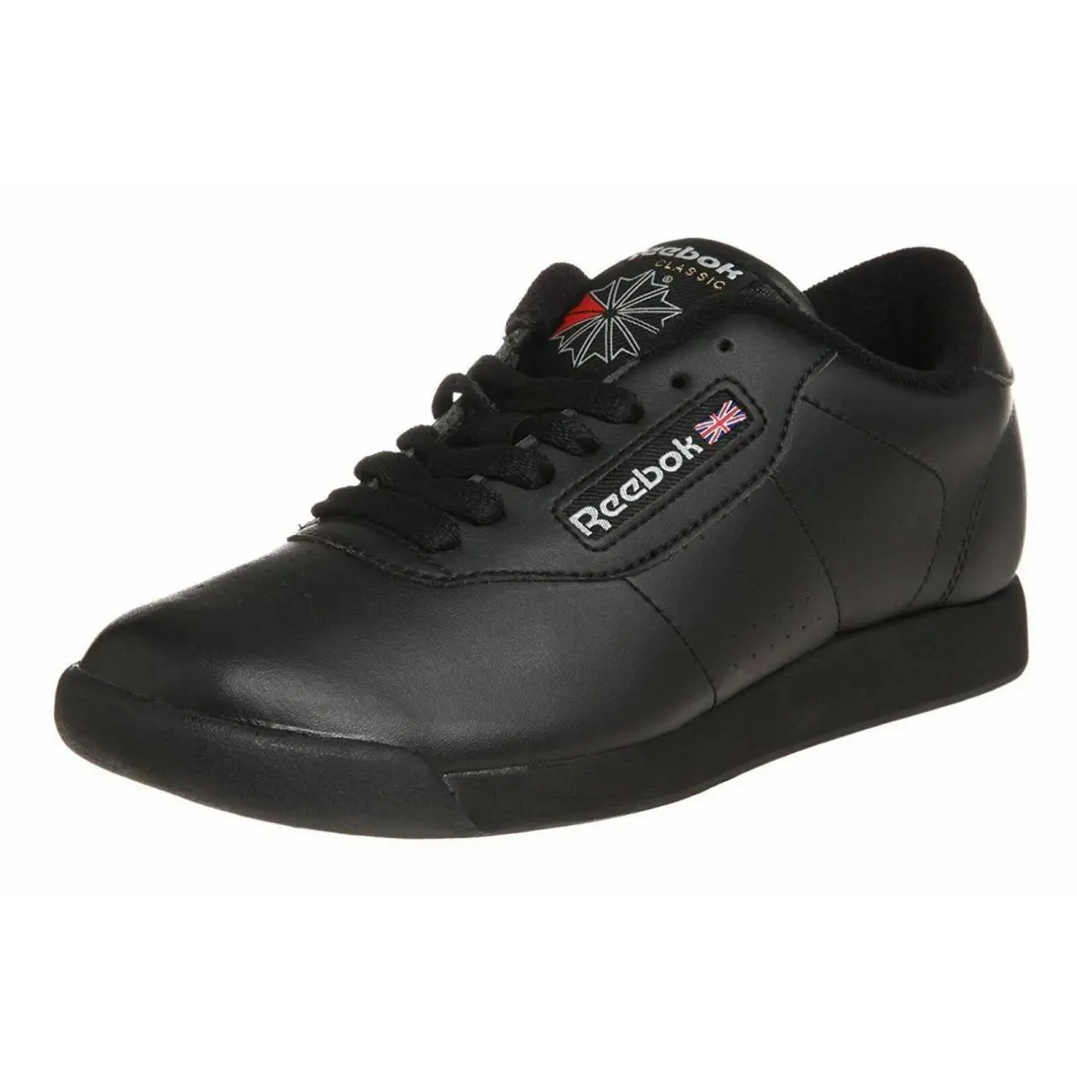 Women`s Reebok Princess Training 7344 Black Black Leather - Black
