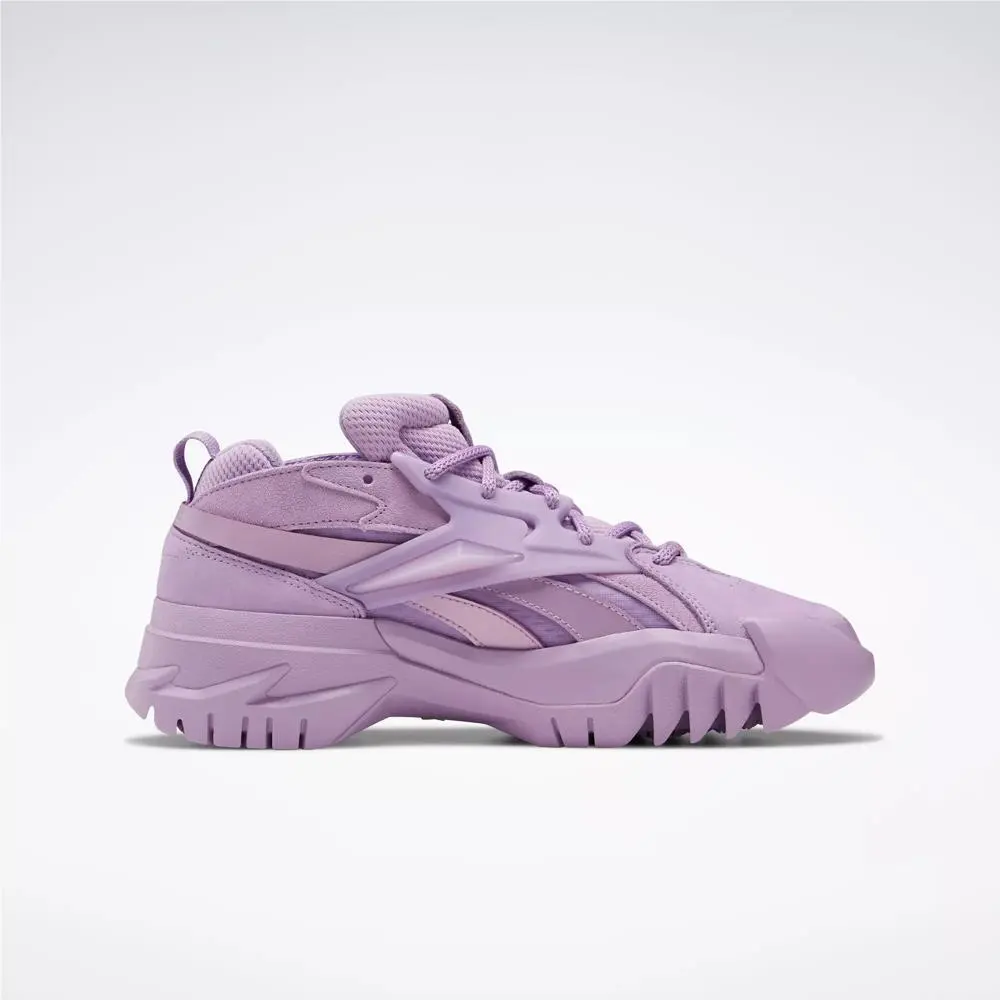 Reebok Women`s Cardi B Club C V2 Casual Shoes GW6693 Puzzled Purple
