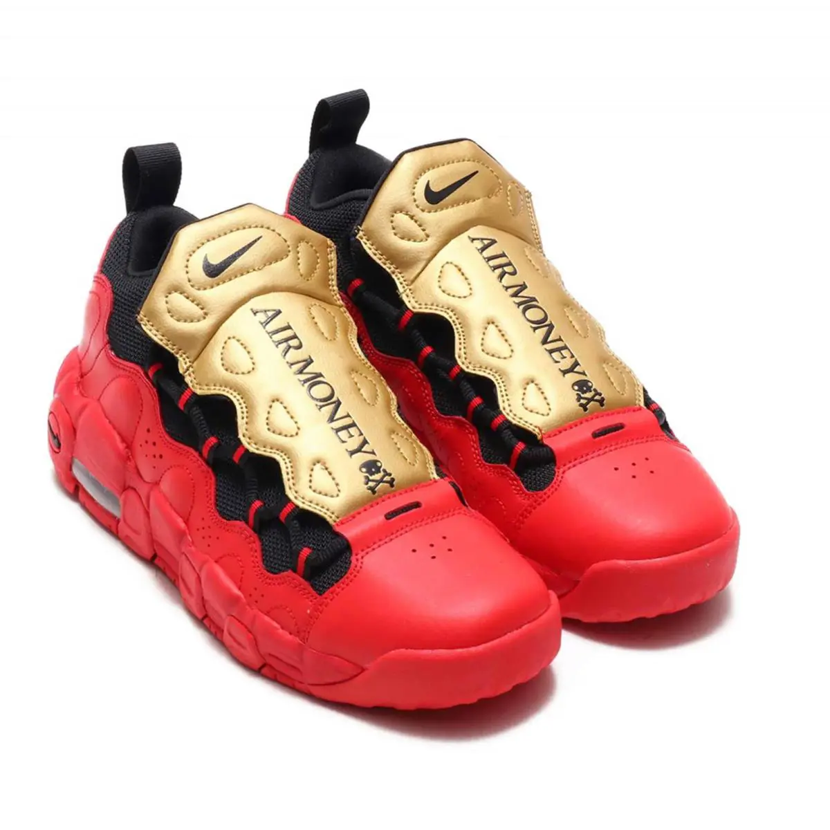 Nike shoes - Nike Air More Money - Air More Money - UNIVERSITY RED / BLACK / YELLOW 8
